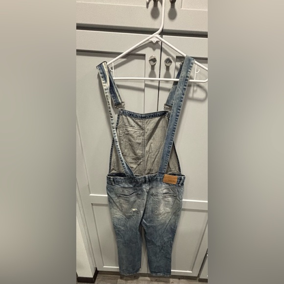 Women's Zara Trafaluc Denim Makers Overalls Size M - Picture 2 of 7